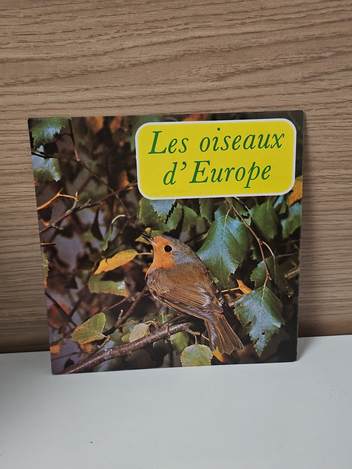 Vintage 45 tours ancien disque vinyle Les Oiseaux d?Europe collection rétro