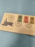 Ancienne enveloppe FDC Vietnam UNESCO 1961 timbres colorés Saigon philatélie