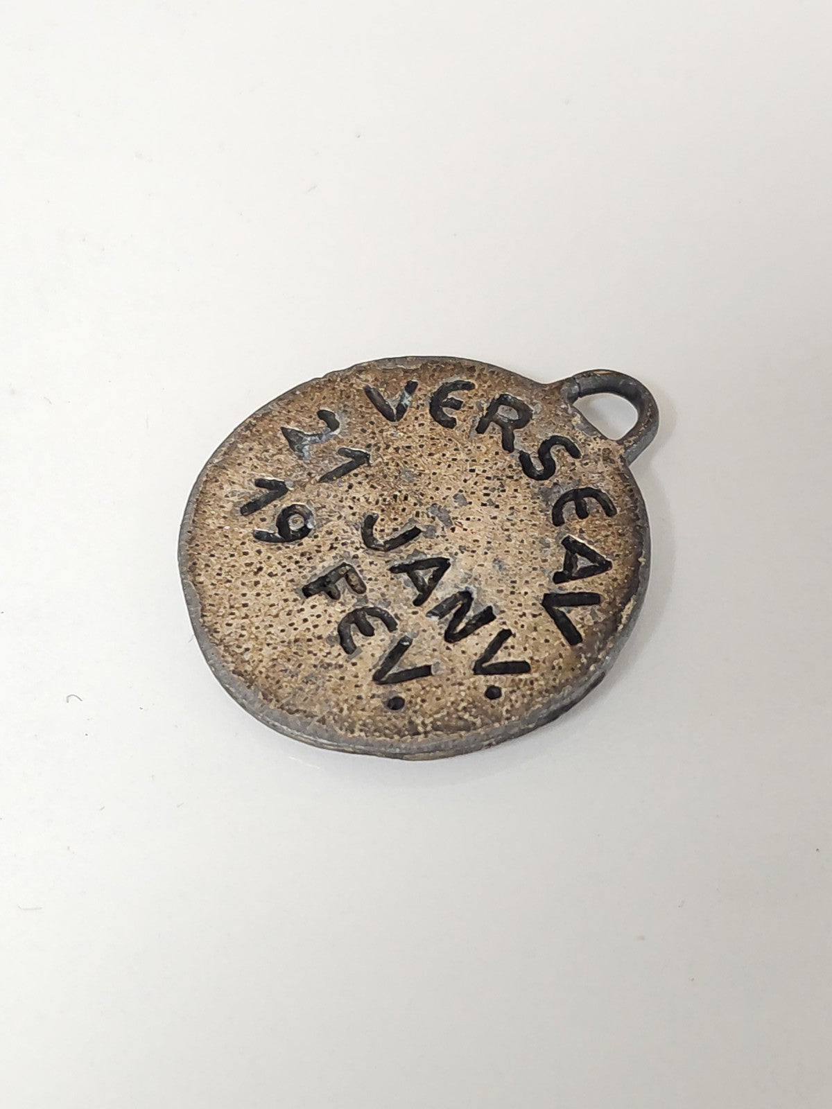 Médaille vintage zodiaque Verseau ancienne, collection astrologie rétro déco