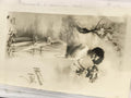 Carte postale ancienne Heureuse Fête femme fleurs CPA début XXe vintage