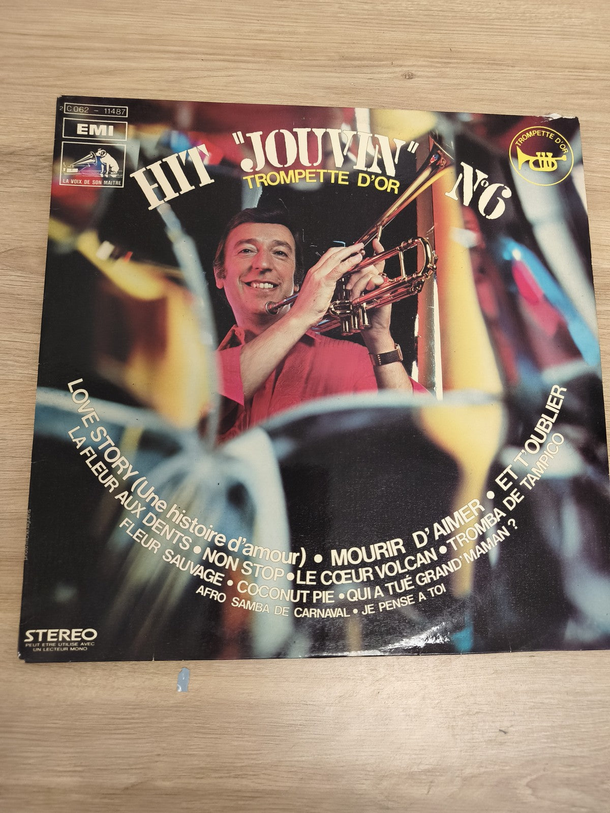 Vinyle 33T Hit Jouvin N°6 Trompette d'Or EMI pochette couleur
