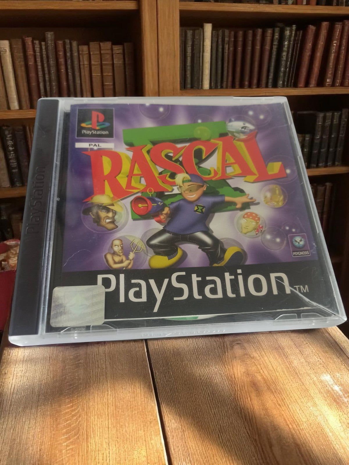 Jeu PS1 Rascal PlayStation PAL rétro années 90, rare platformer complet