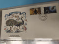 Enveloppe premier jour FDC Zambie 1986 PAVO paon timbres Halley Indola