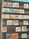 Lot anciens timbres oblitérés Portugal, motifs variés, collection philatélie