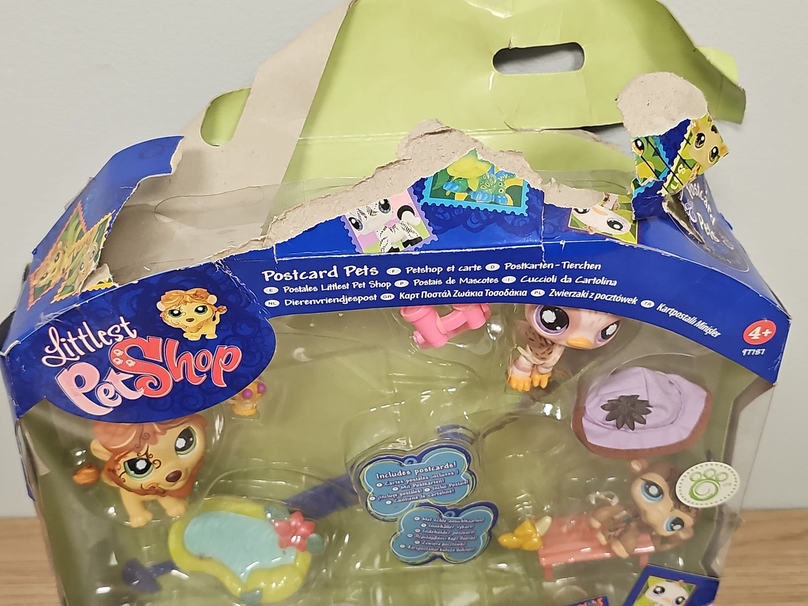 Figurines Littlest Petshop exclusives Postcard Pets 3-Pack animaux miniatures jo