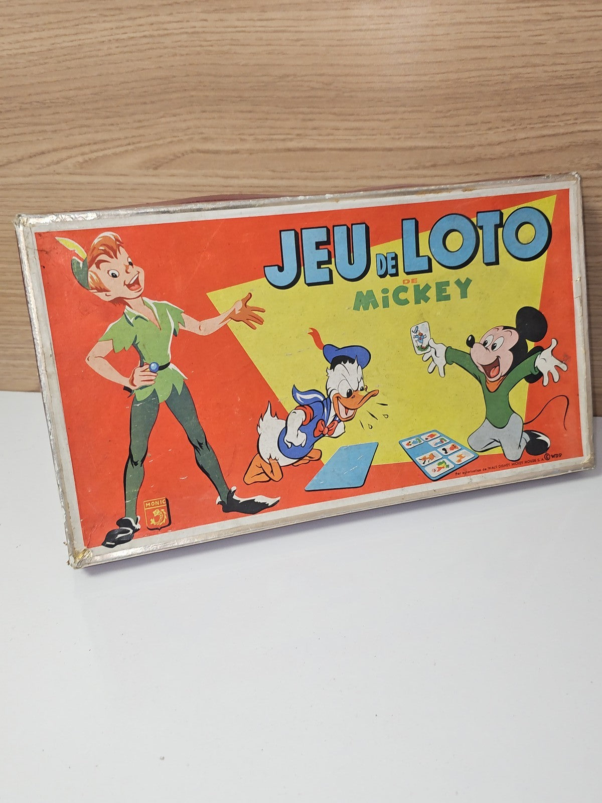 Jeu de loto Disney occasion avec Mickey, Cendrillon, Peter Pan, Blanche Neige