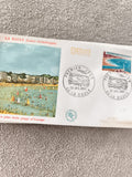 Lettre FDC La Baule 1967 Premier Jour timbre 0,75 ancien philatélie vintage