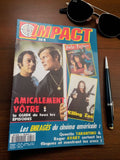 Magazine cinéma Impact n°51 vintage années 90 Pulp Fiction Amicalement Vôtre