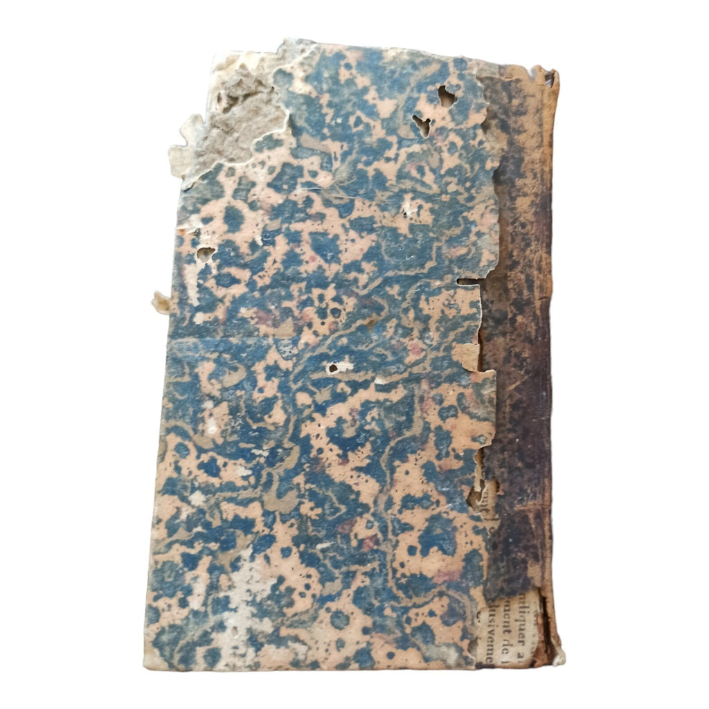Livre Oraisons Funèbres Massillon relié, couverture usée, oraisons religieuses