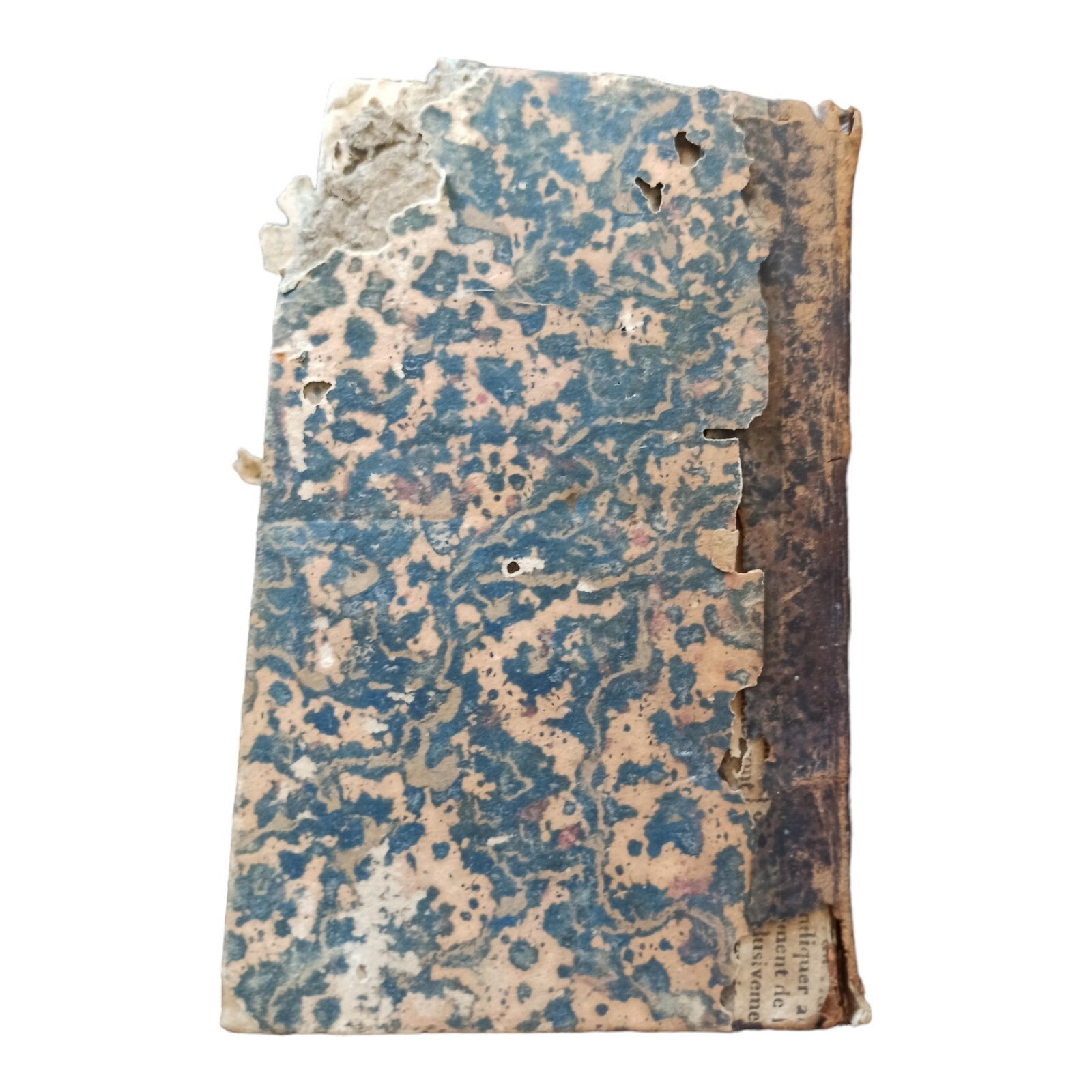 Livre Oraisons Funèbres Massillon relié, couverture usée, oraisons religieuses