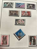 Timbres Monaco personnages historiques et thématiques ONU philatélie