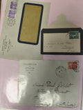 Lot anciennes enveloppes philatélie France Suisse, timbres oblitérés collection
