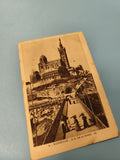 Carte postale ancienne Marseille N.D. de la Garde CPA vintage noir et blanc