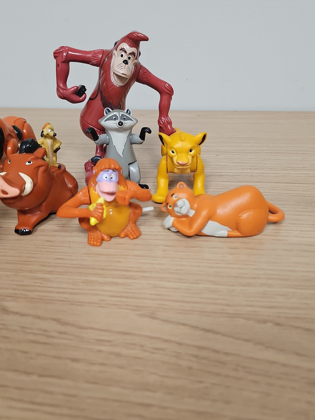 Lot figurines vintage Disney Roi Lion Jungle Book rétro jouets personnages