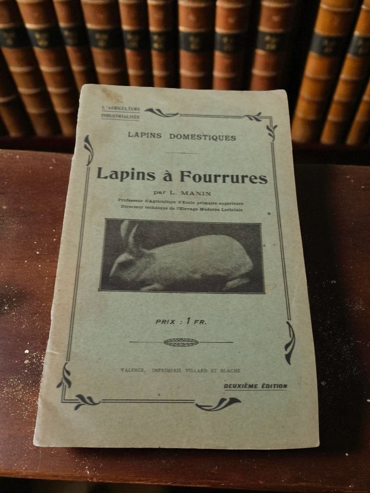 Livret ancien Lapins à Fourrures L. Manin vintage petit format élevage