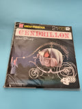 View-Master Cendrillon Walt Disney GAF 21 photos couleur livret disque
