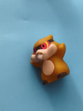 Marionnette doigt Pokémon Rattata figurine jouet brun yeux rouges finger puppet