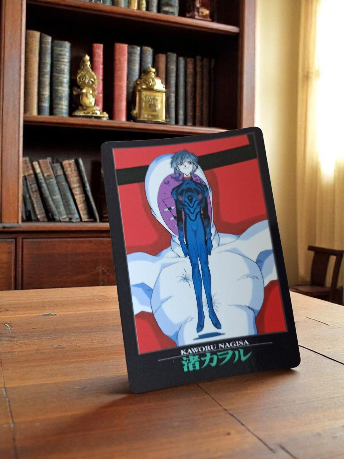 Carte Carddass vintage Evangelion Kaworu Nagisa 90's rétro anime rare