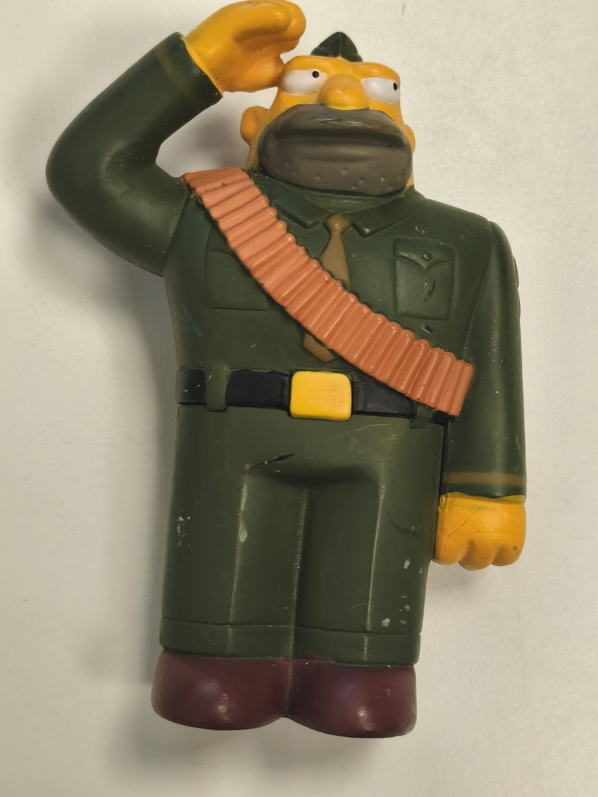 Figurine Caporal TAPEDUR personnage The Simpsons d'occasion figurine articulée