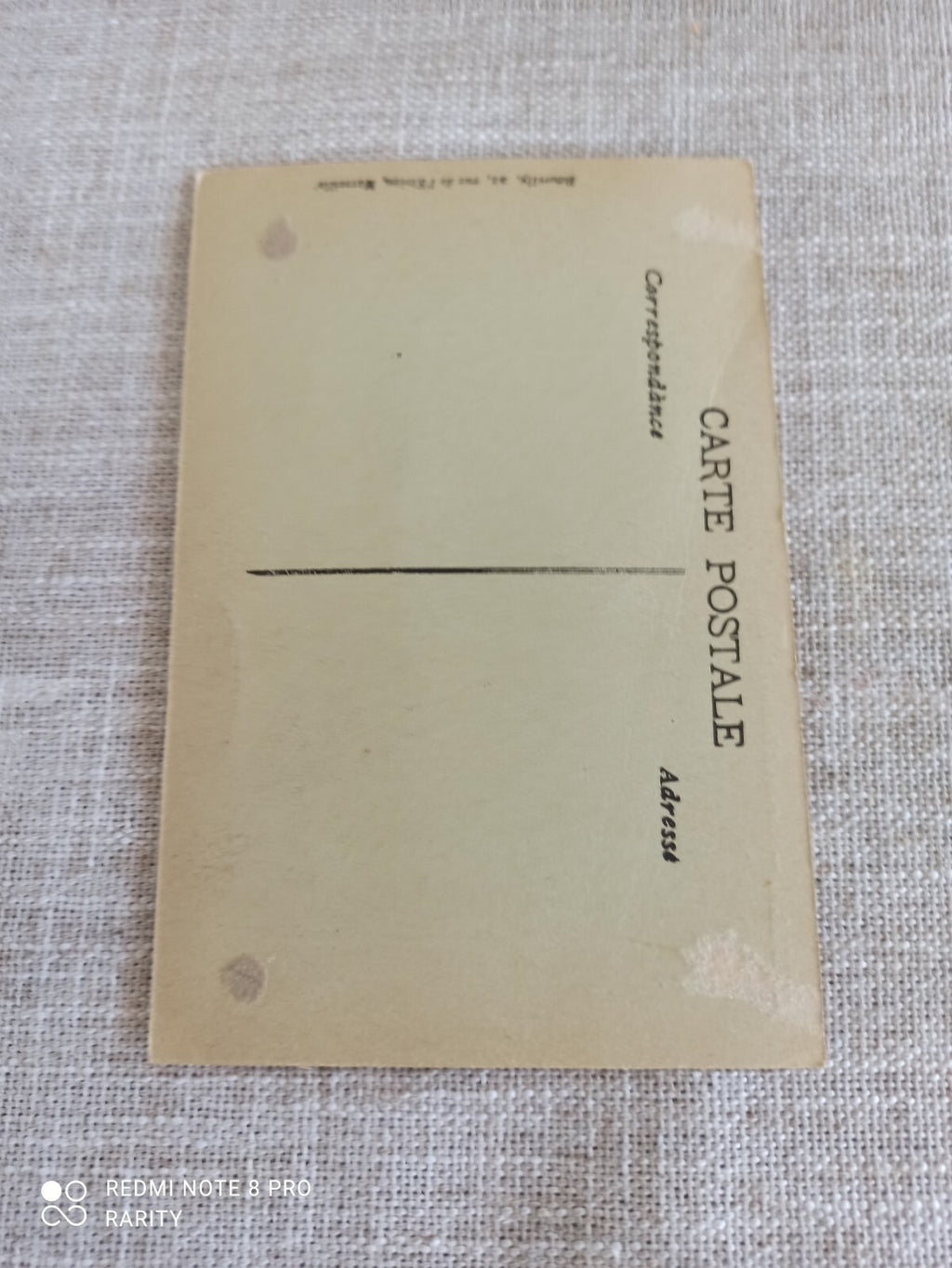 Carte postale ancienne navire Stella affrêteurs réunis timbre Sénégal maritime
