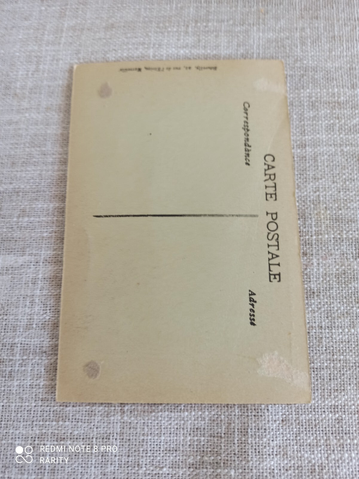 Carte postale ancienne navire Stella affrêteurs réunis timbre Sénégal maritime