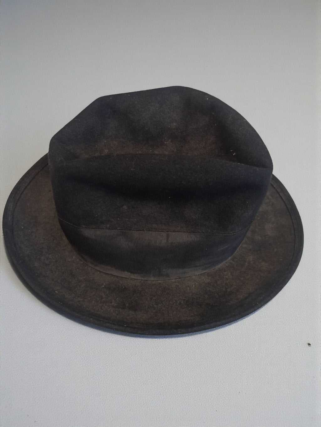 Chapeau homme ancien Louis Campani vintage noir rétro France accessoire