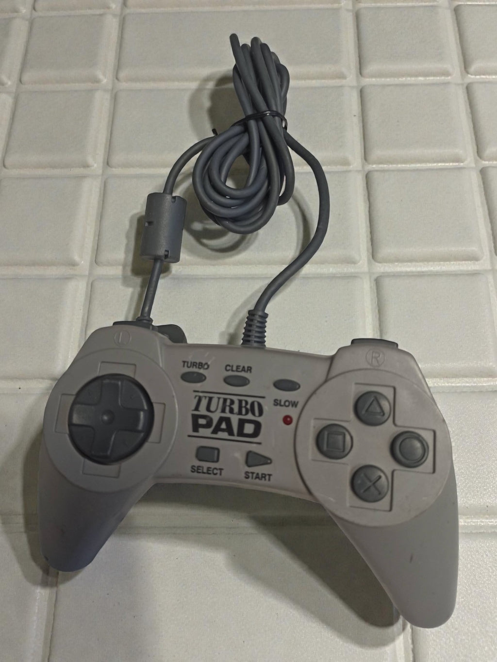 Manette compatible PlayStation PS1 Turbo Pad filaire pour console Sony