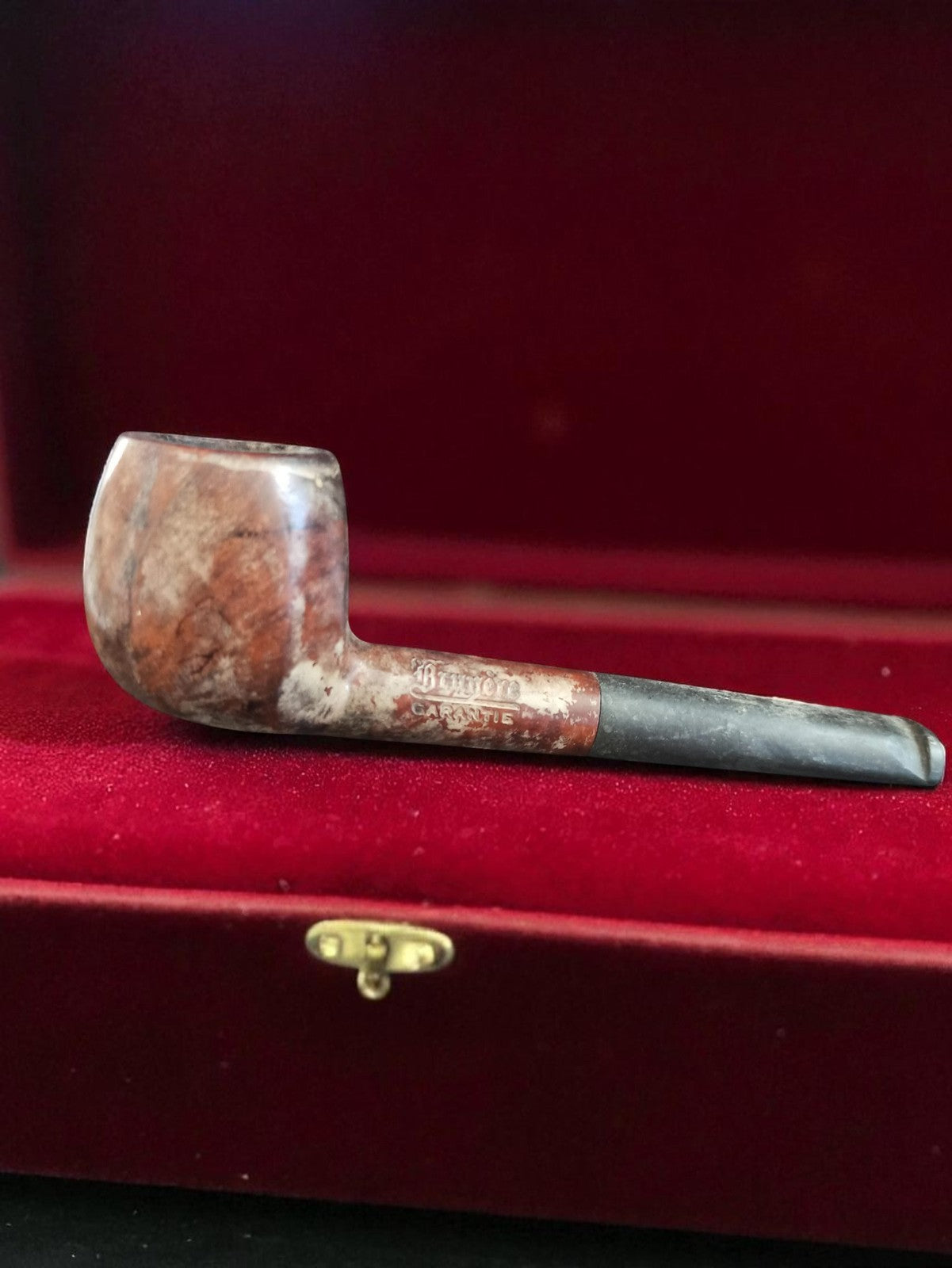 Pipe ancienne signée Bruyère Garantie vintage, fume-cigarette rétro ancien