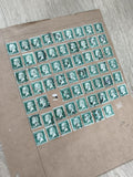 Gros lot timbres anciens Marianne 15c vert, planche philatélie d'étude France