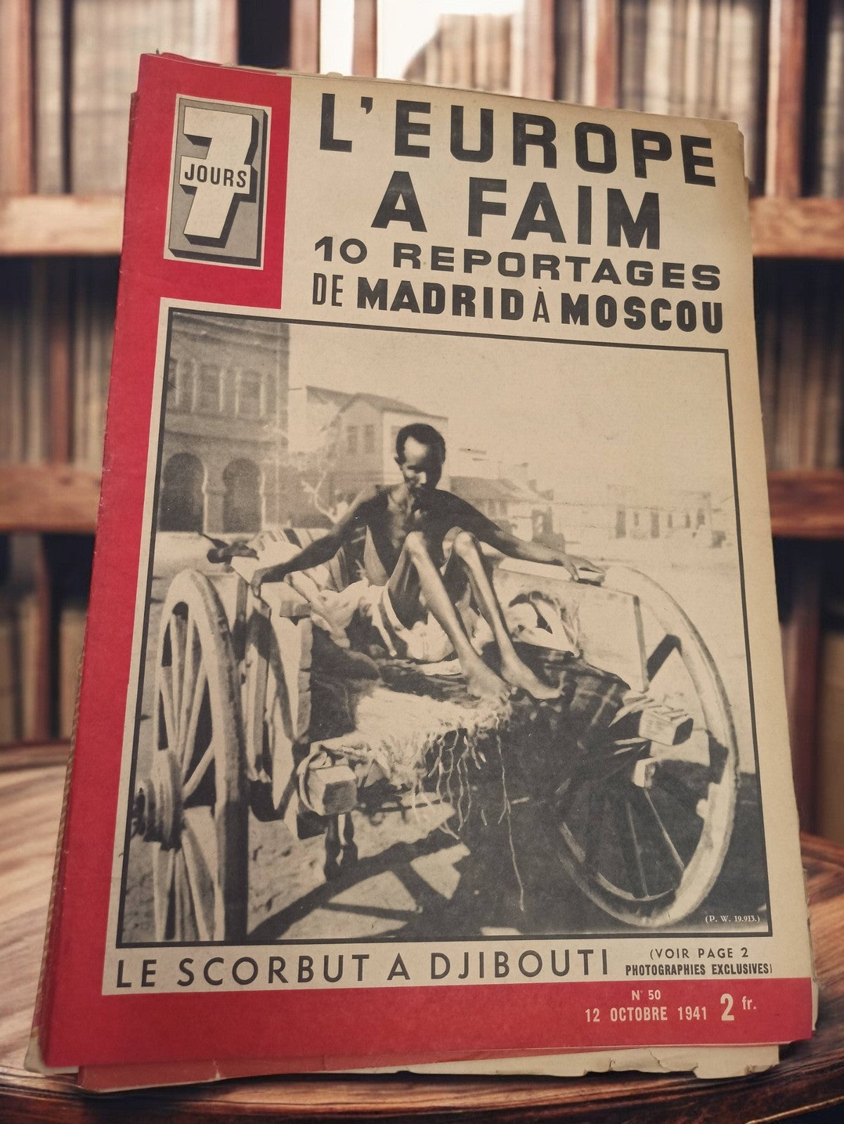 Magazine 7 Jours n°50 12 oct 1941 Europe a faim presse ancienne rétro