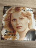 Vinyle 45 tours Jeane Manson No volveré CBS 6141 pochette couleur état usagé