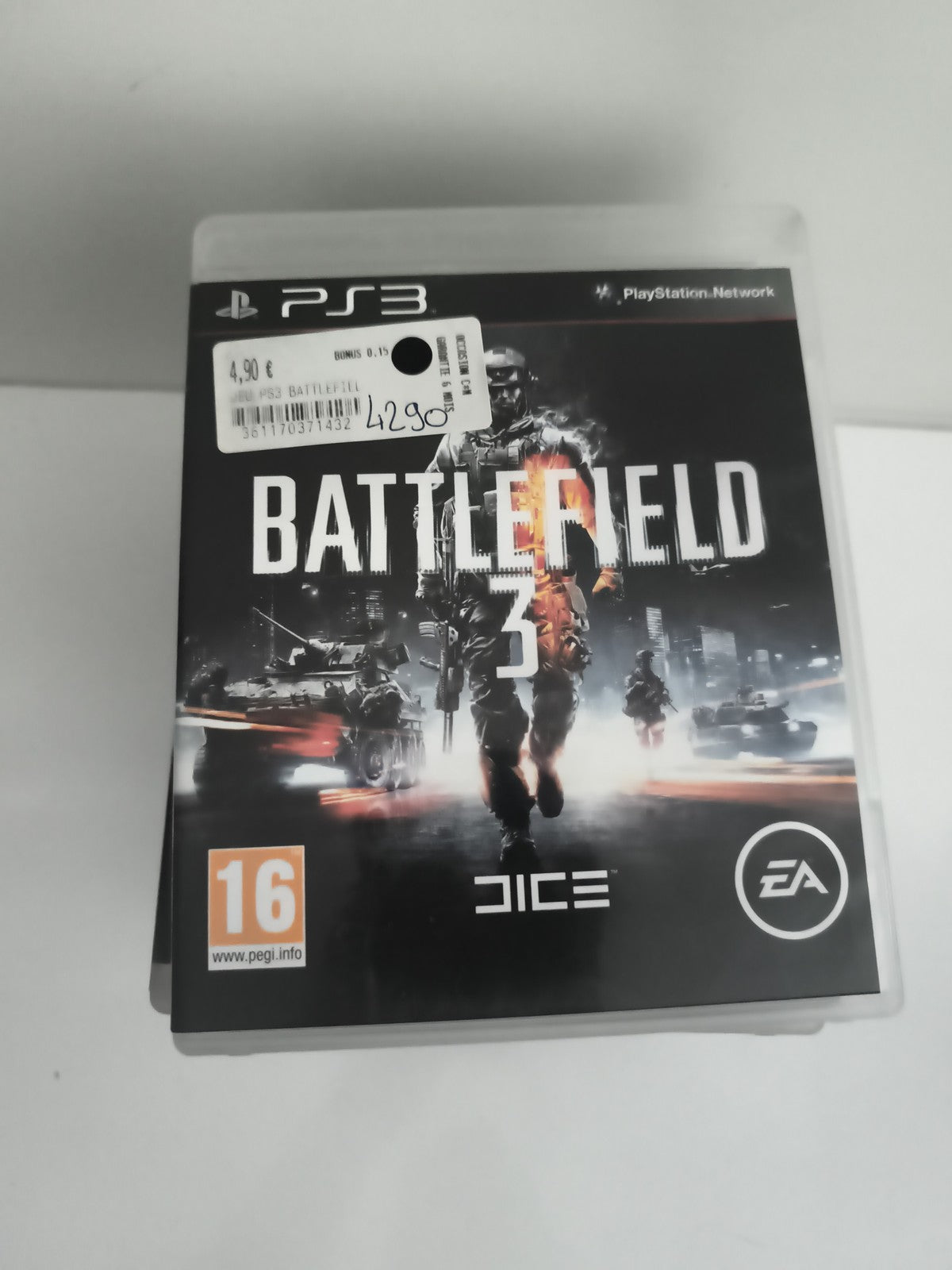 Jeu PS3 Battlefield 3 PlayStation DICE EA version française