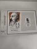 Feuillet CEF Henri Moissan Les Hommes Célèbres timbre 1986 chimie France