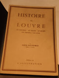 Livre Histoire du Louvre Louis Hautecœur Éditions L'Illustration musée château p