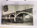 CPA Paris Pont National P. Marmuse charrette timbre 1908 photo ancienne