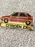 Pin's Citroën ZX vintage voiture rouge badge auto rétro (Ref 5)