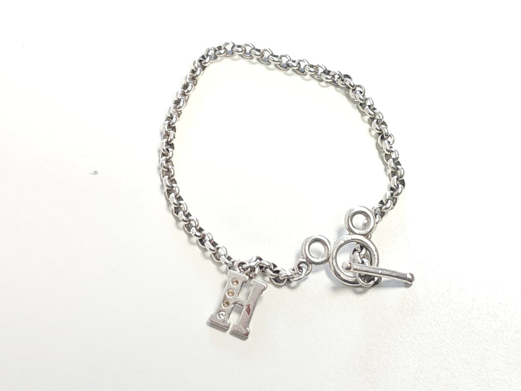 Bracelet ancien en argent massif 6,7g vintage bijou rétro pour collectionneur