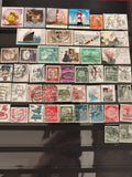 Timbres oblitérés Allemagne lot thématique, Deutsche Post, motifs variés, philat