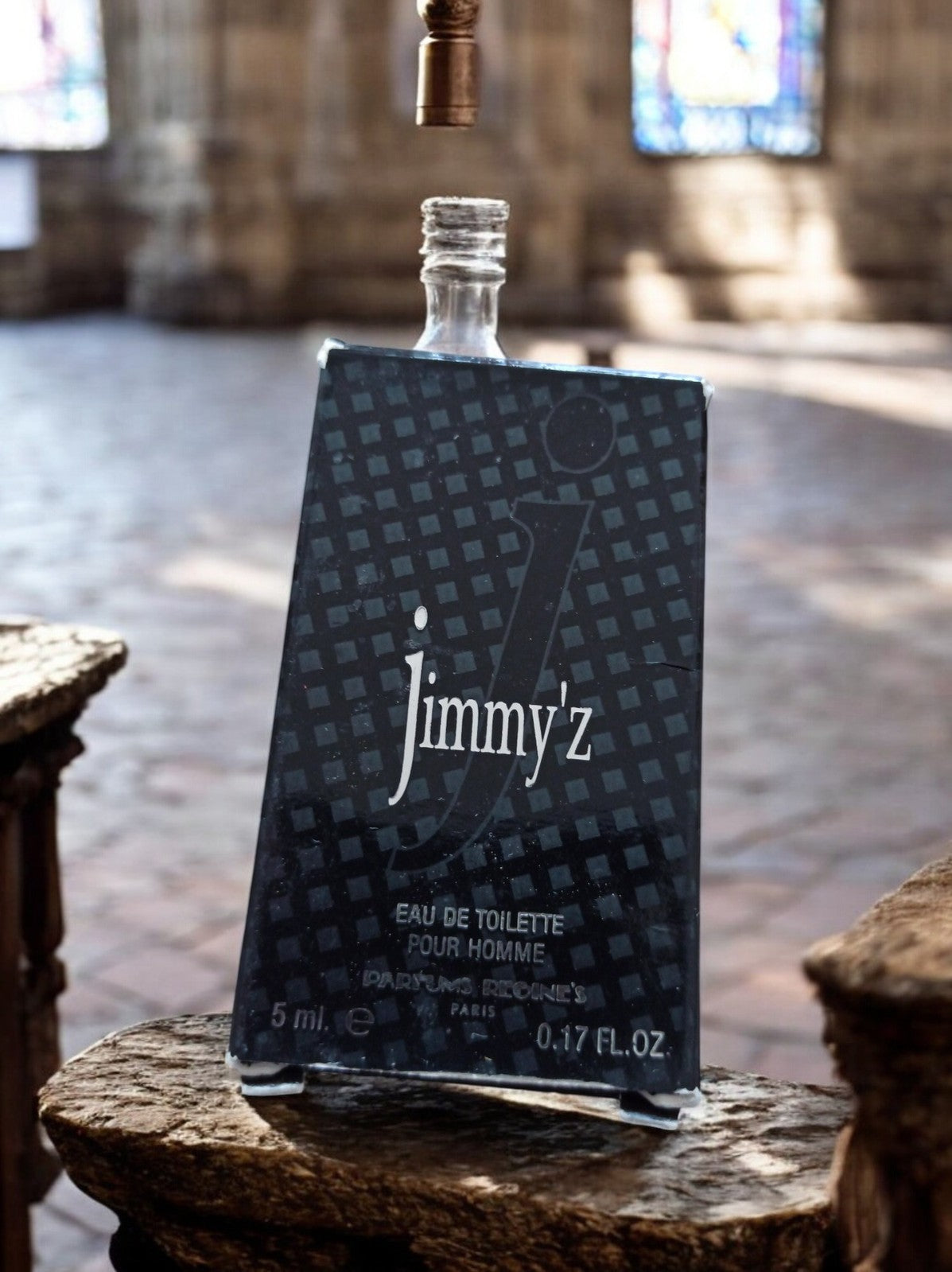 Miniature parfum Jimmy'z vintage eau de toilette homme boîte 5 ml