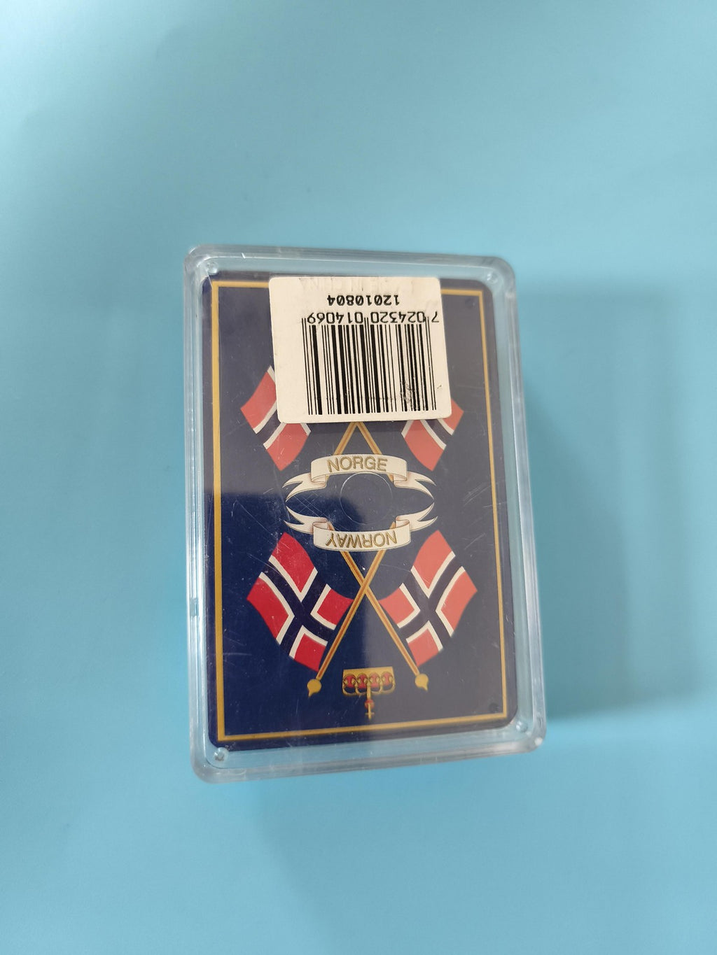 Jeu de cartes vintage Norway ancien neuf collection rétro scandinave rare