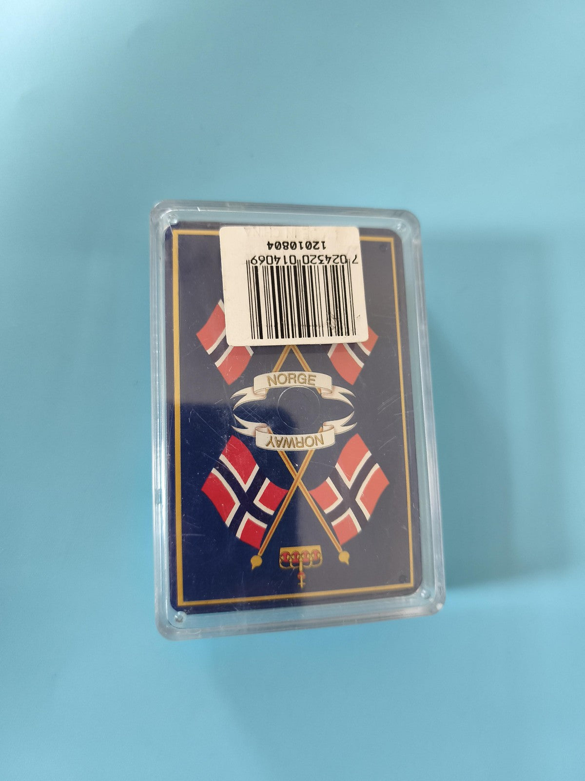 Jeu de cartes vintage Norway ancien neuf collection rétro scandinave rare