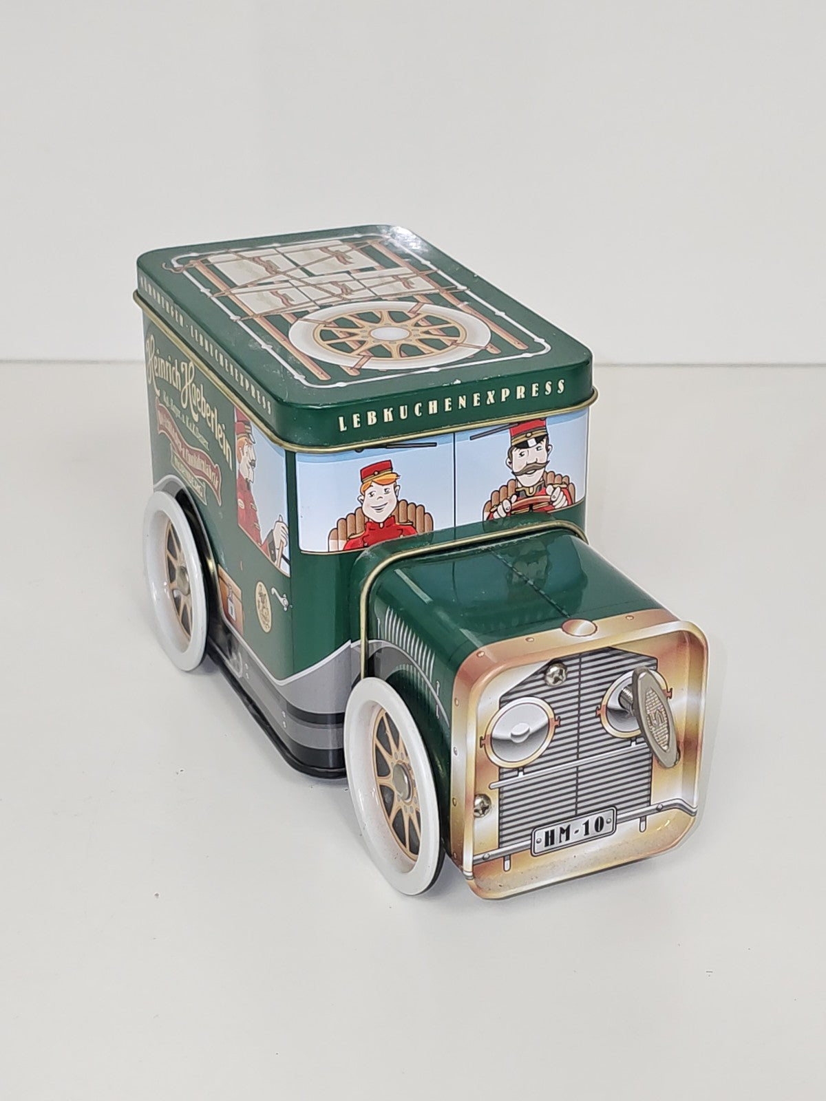 Camion en étain Heinrich Haeberlein Nuremberg avec boîte à musique d'origine