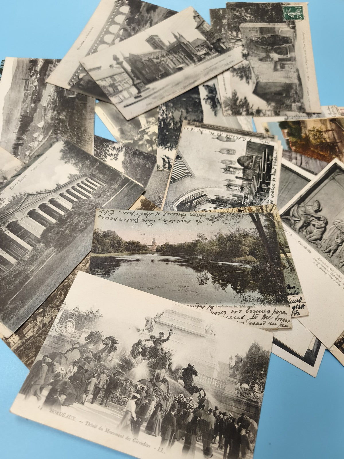 Lot cartes postales anciennes CPA divers lieux France paysages monuments (Ref 3)