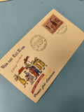 Ancienne enveloppe FDC Vietnam 1967 Mariage illustrée timbre oblitéré Saigon