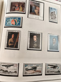 Timbres neufs République du Niger années 70 peintures avions thématiques rares