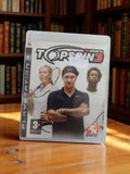 Jeu vidéo PS3 Top Spin 3 2K Sports complet rétro tennis PlayStation 3
