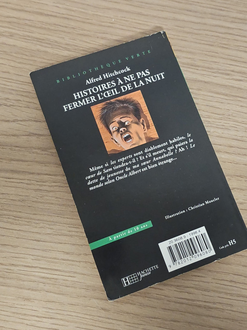 Livre suspense Hitchcock Histoires à ne pas fermer l'?il de la nuit occasion