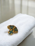 Pin's vintage OM OHEME badge ancien Olympique Marseille bleu doré football rétro