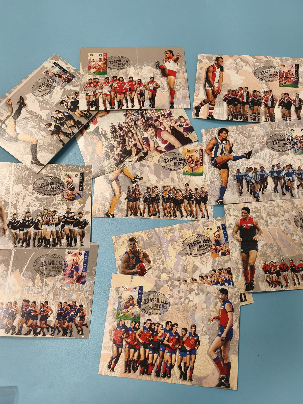 Lot enveloppes FDC Rugby ? Premier jour d?émission, illustrées, timbres 45c