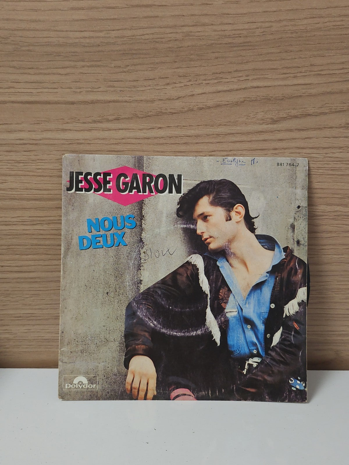 Disque vinyle 45 tours rétro Jesse Gason ancien single collection vintage